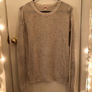 Cream knit sweater
